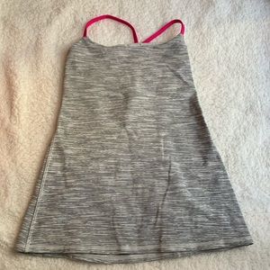 Gray Lululemon tank top size 4